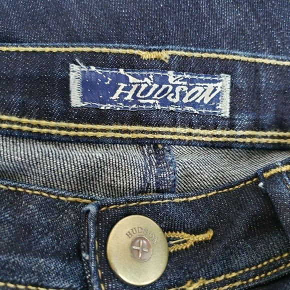 Hudson Jeans 28 Dark Wash Straight Leg EUC - Picture 4 of 6